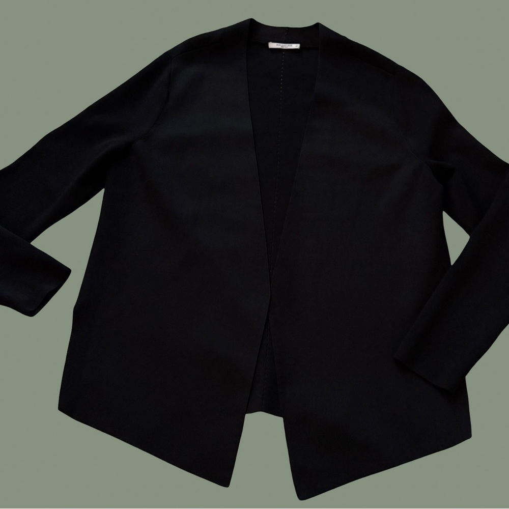 MM Lafleur Black Open-Front Women's Jacket